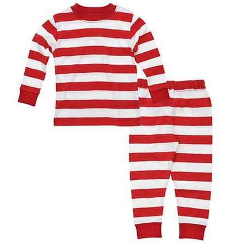 Baby Long Johns  - Rugby Red
