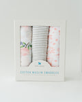 Photo 55 Cotton Muslin Swaddle 3 Pack
