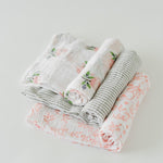 Cotton Muslin Swaddle 3 Pack