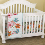 Floral 7pc Crib Bedding Set Lizzie Collection