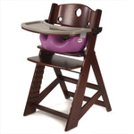 Photo 6 Keekaroo Height Right High Chair w/ Insert & Tray - Mahogany