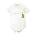 Photo 1 Organic Baby Teeny Beany Veggie Print Short Sleeve Side Snap Bodysuit