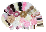 Photo 1 Vintage Collection - Fashion Headband Kit - Baby Shower Games Headband Station Party Supplies for DIY Hair Bow Maker - Make 32 Headbands and 5 Clips