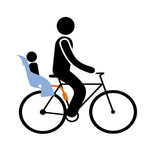 Yepp Maxi Child Bike Seat - Frame Mount