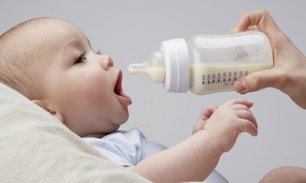 Bottle feeding the breast fed baby