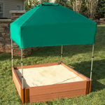 Photo 10 48in. X 48in.x 37in. Telescoping Square Sandbox Canopy/Cover