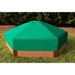 7ft. x 8ft. x 13.5in. Hexagonal Collapsible Sandbox Cover