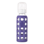 9 oz Glass Baby Bottle with Protective Silicone Sleeve