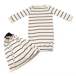 Adalia Mommy & Me 5-Piece PJ Set Sand Stripe