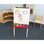 Photo 1 Adjustable Double Easel With Dry Erase Boards