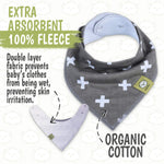 Baby Bandana Drool Bibs with Organic Cotton