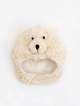 Photo 1 Baby Faux Fur Sherpa Bear Hat with Chin Strap