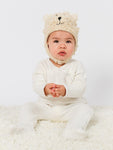 Photo 2 Baby Faux Fur Sherpa Bear Hat with Chin Strap