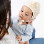 Baby Faux Fur Sherpa Bonnet Hat-0-6 months