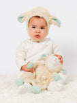 Photo 2 Baby Faux Fur Sherpa Lamb Hat with Chin Strap
