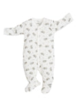 Photo 1 Baby Hugs and Kisses Snap Front Footie with Fold-over Mitts
