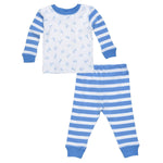 Photo 1 Baby Long Johns - Little People Blue