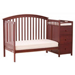 Bradford Stages 4-in-1 Fixed Side Crib with Changer
