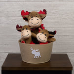 Photo 5 Buffalo Check Moose 4 Piece Plush Gift Set Bucket