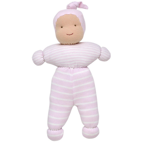 Chloe Baby Doll - Pale Pink Stripe
