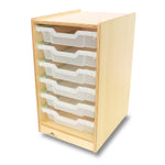 Photo 3 Clear Tray Single Storage Cabinet