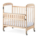 Photo 2 Compact SafeReach Crib w/ Adjustable Mattress Board - Clearview-Natural