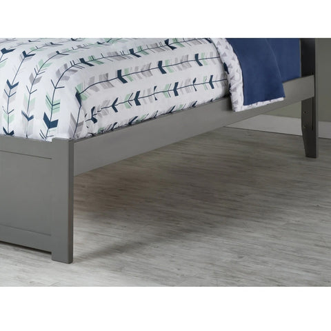 Concord Platform Bed - Full w/ Flat Panel Footboard