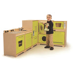 Contemporary Play Kitchen Microwave And Dishwasher