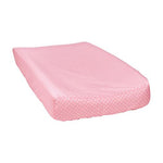 Photo 1 Cotton Candy Dot Changing Pad Cover