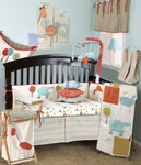 Photo 2 Dotted Fitted Crib Sheet Multi-Color Scribbles Collections