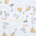 Photo 2 Dr. Seuss Oh, the Places You'll Go! Quotes Fitted Crib Sheet