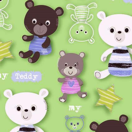 Eco-Friendly My Teddy Gift Wrapping Paper