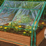 Extendable Cold Frame Greenhouse - 4' x 4'
