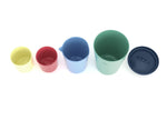 Photo 3 Flexi Bath Toy Cups Multi Colour