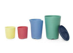 Photo 1 Flexi Bath Toy Cups Multi Colour