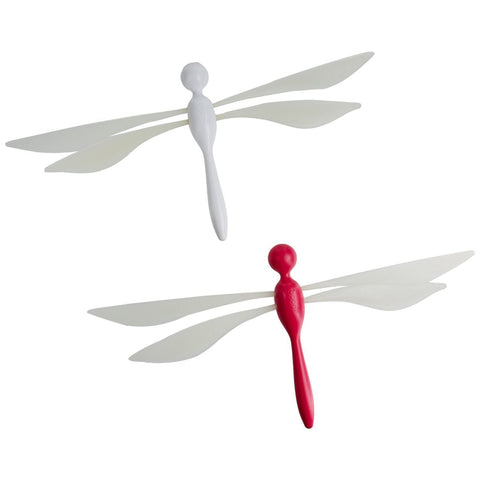Fli Ceiling-Mounted Dragonfly Mobile 2 Pack - Watermelon/Coconut