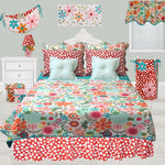Floral Full/Queen Bedding Set Lizzie Collection