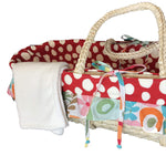 Floral Moses Basket Lizzie Collection