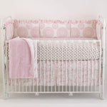 Photo 2 Floral Pink Crib Bedding Set Sweet and Simple 8 PC