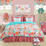 Photo 1 Floral Queen Bedding Set Lizzie Collection