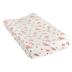 Forest Gnomes Deluxe Flannel Changing Pad Cover