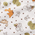 Photo 2 Friendly Forest Deluxe Flannel Fitted Crib Sheet