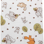 Friendly Forest Deluxe Flannel Fitted Crib Sheet