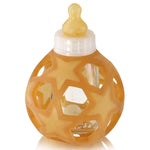 Glass Baby Bottle with Natural Rubber Cover