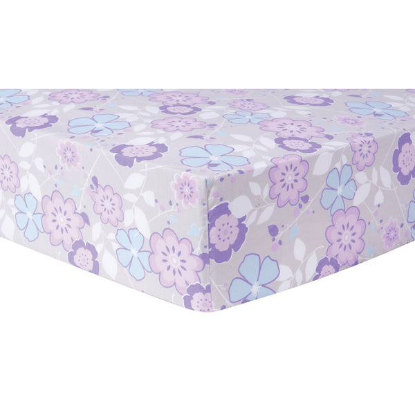 Grace Floral Fitted Crib Sheet