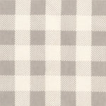 Gray and Cream Buffalo Check Deluxe Flannel Fitted Crib Sheet
