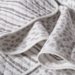 Gray Cloud Knit Blanket