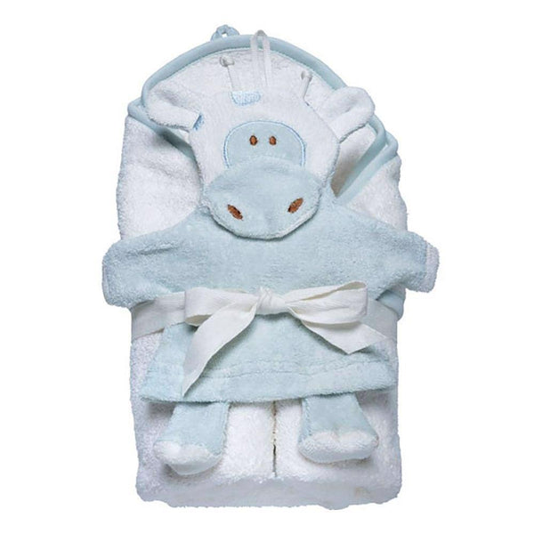 Hooded Towel and Wash Mitt Set