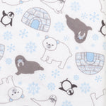 Igloo Friends Deluxe Flannel Fitted Crib Sheet