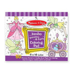 Photo 1 Jumbo Coloring Pad - Princess & Fairies